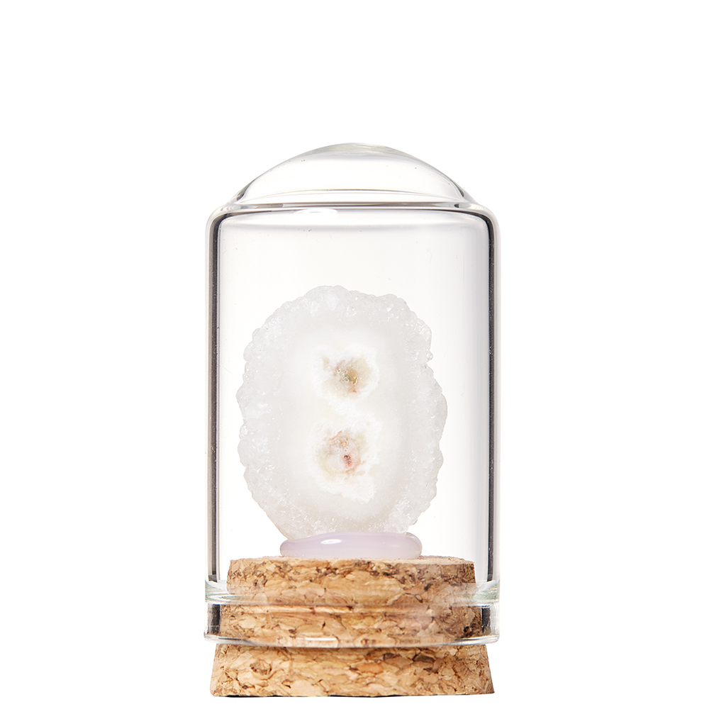 Hot Sales Popular Natural seven chakra pendant energy wishing jar balance Wholesale Customized Glass Wishing Bottle