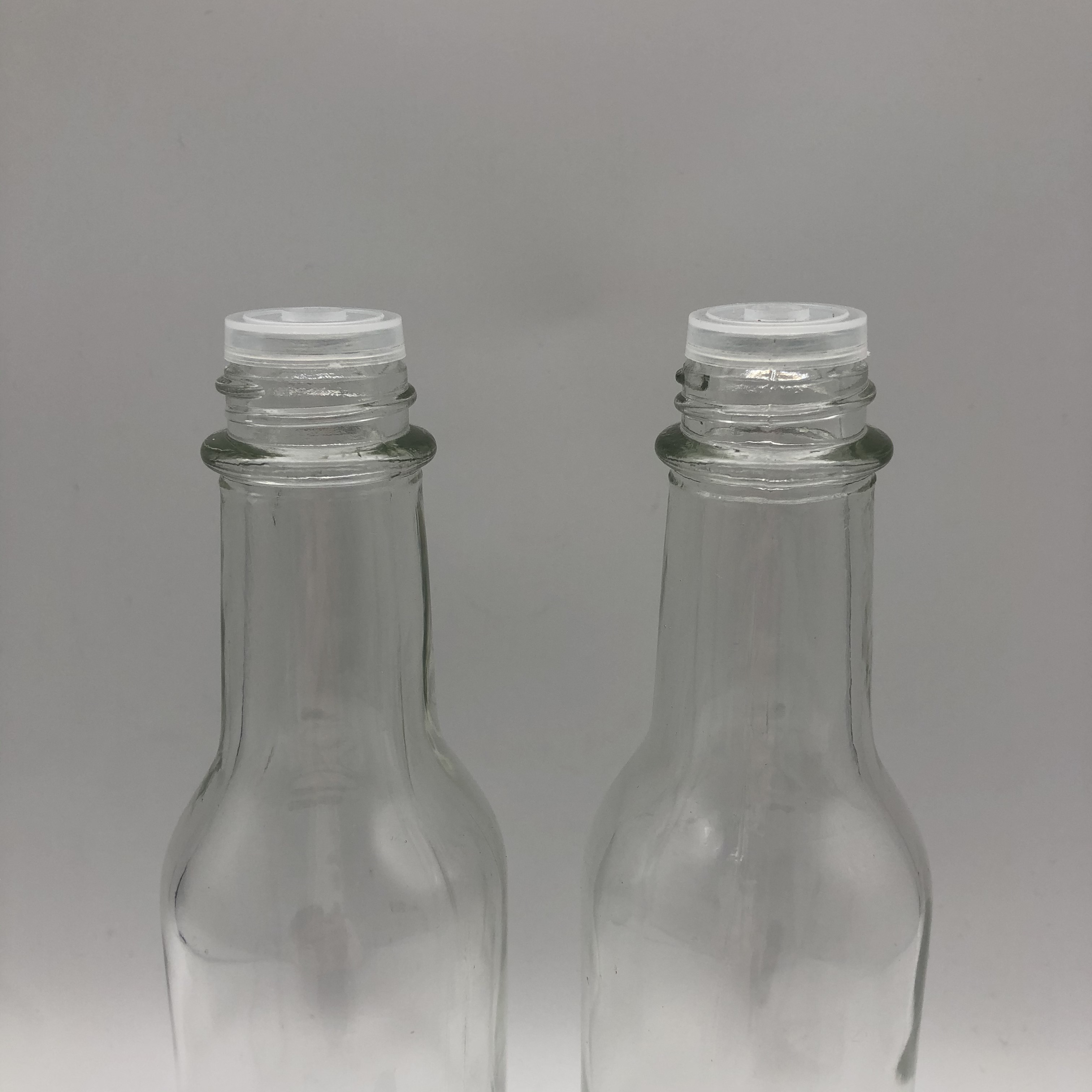 Hot Sauce Bottles with Black Caps & Shrink Bands, 5 Oz