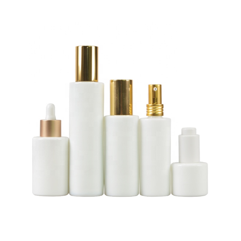 Hot Sell 50G 100Ml White Opal And Glass Bottle Jars Jar