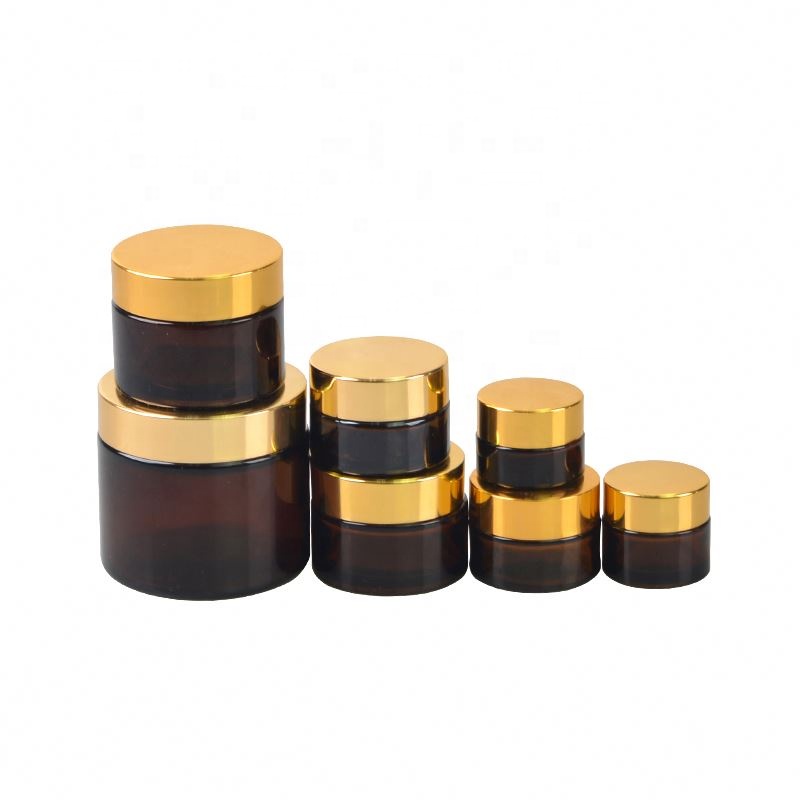 Hot Sell 60Ml 80Ml Amber Glass Bottle Jar
