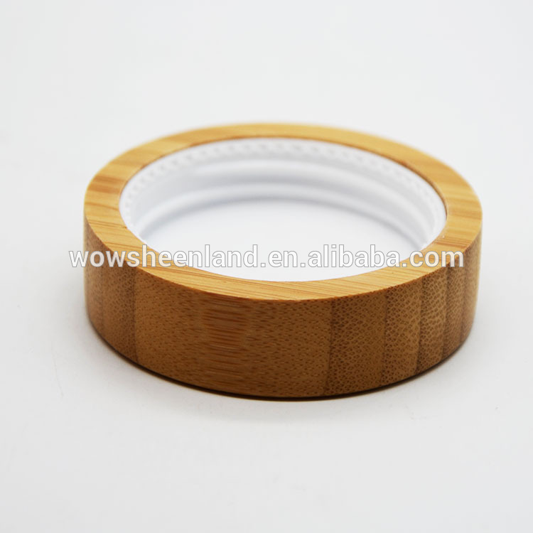 Hot Sell Crystal Hexagon Shape Cream Jar Glass With Bamboo Lids