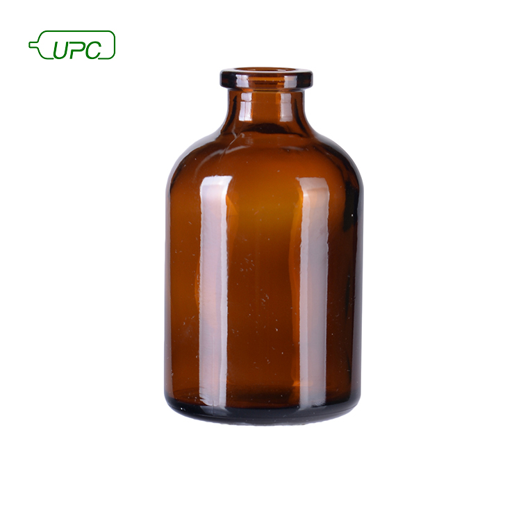 Hot Sell Delicate Wide Mouth 120Ml Pill Amber Glass Vials