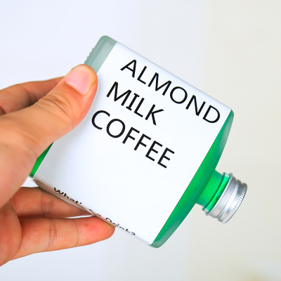 Hot Sell Flat Square Cold Extraction Ice Drop Coffee Bottle 200Ml Wine Milk Tea Juice Bottle