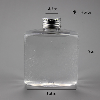 Hot Sell Flat Square Cold Extraction Ice Drop Coffee Bottle 200Ml Wine Milk Tea Juice Bottle