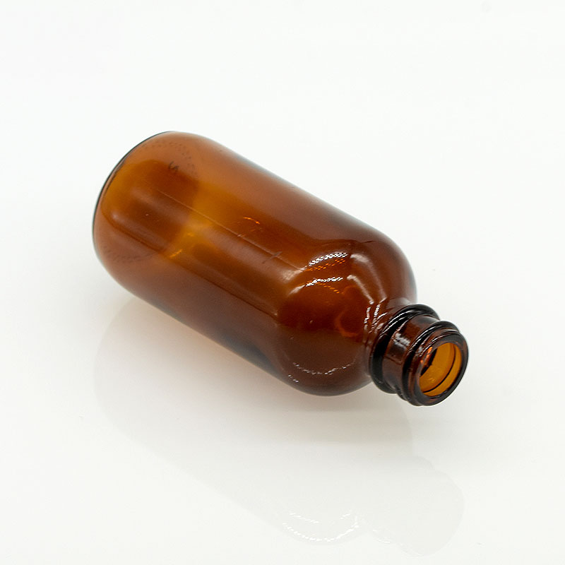Hot Sell High Quality 1oz 60ml 120ml Amber Blue Boston Round Glass Bottle With Dropper Pipette For Essential Oil Serum Packaging