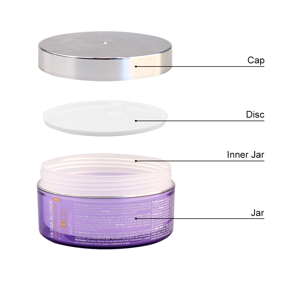 Hot Selling 100ml 200ml 300ml 500ml Large Cosmetic Acrylic Jar