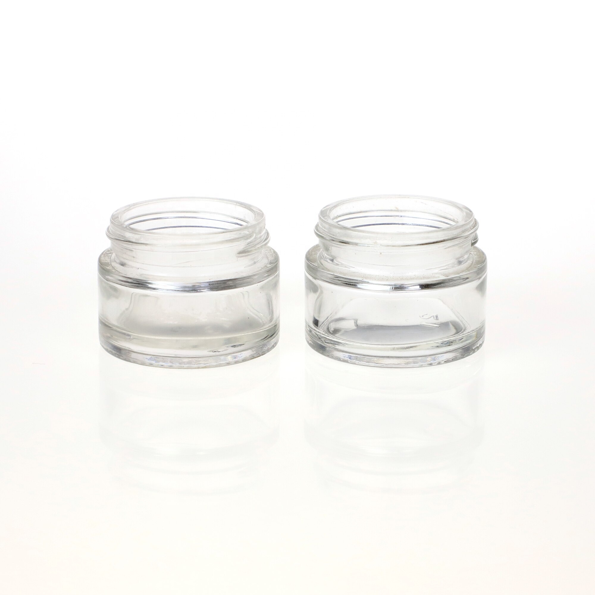 Hot Selling 15ml Glass Cosmetic Jar Clear Container