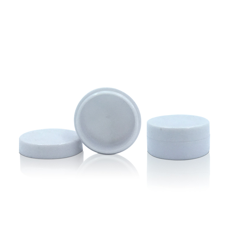 Hot Selling 20g Empty White PET Eye Cream Refillable Plastic Cosmetic Sample Packaging Containers Jars