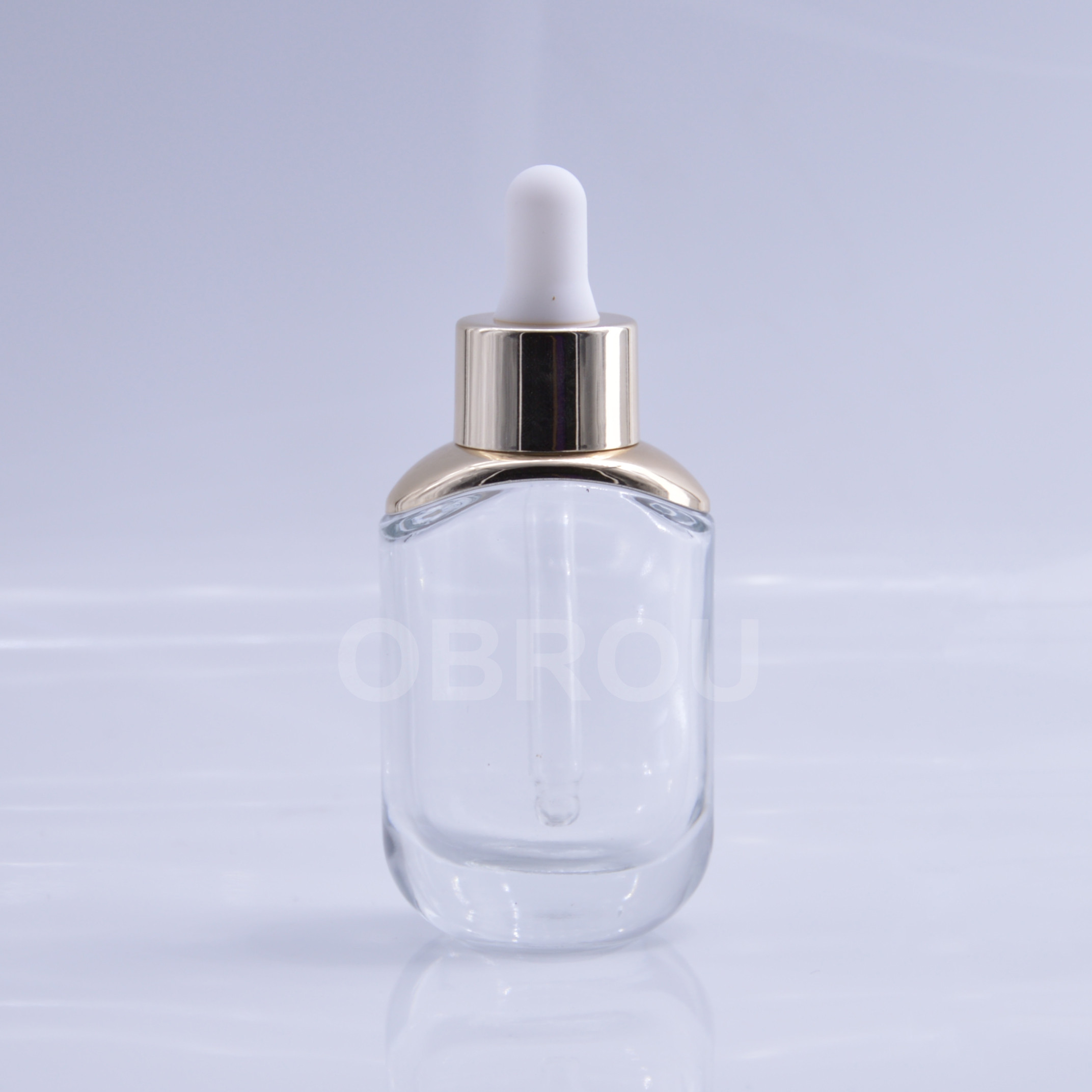 Hot Selling 20ml 30ml 40ml Glass Bottle With Dropper Cap for cosmetic personal care