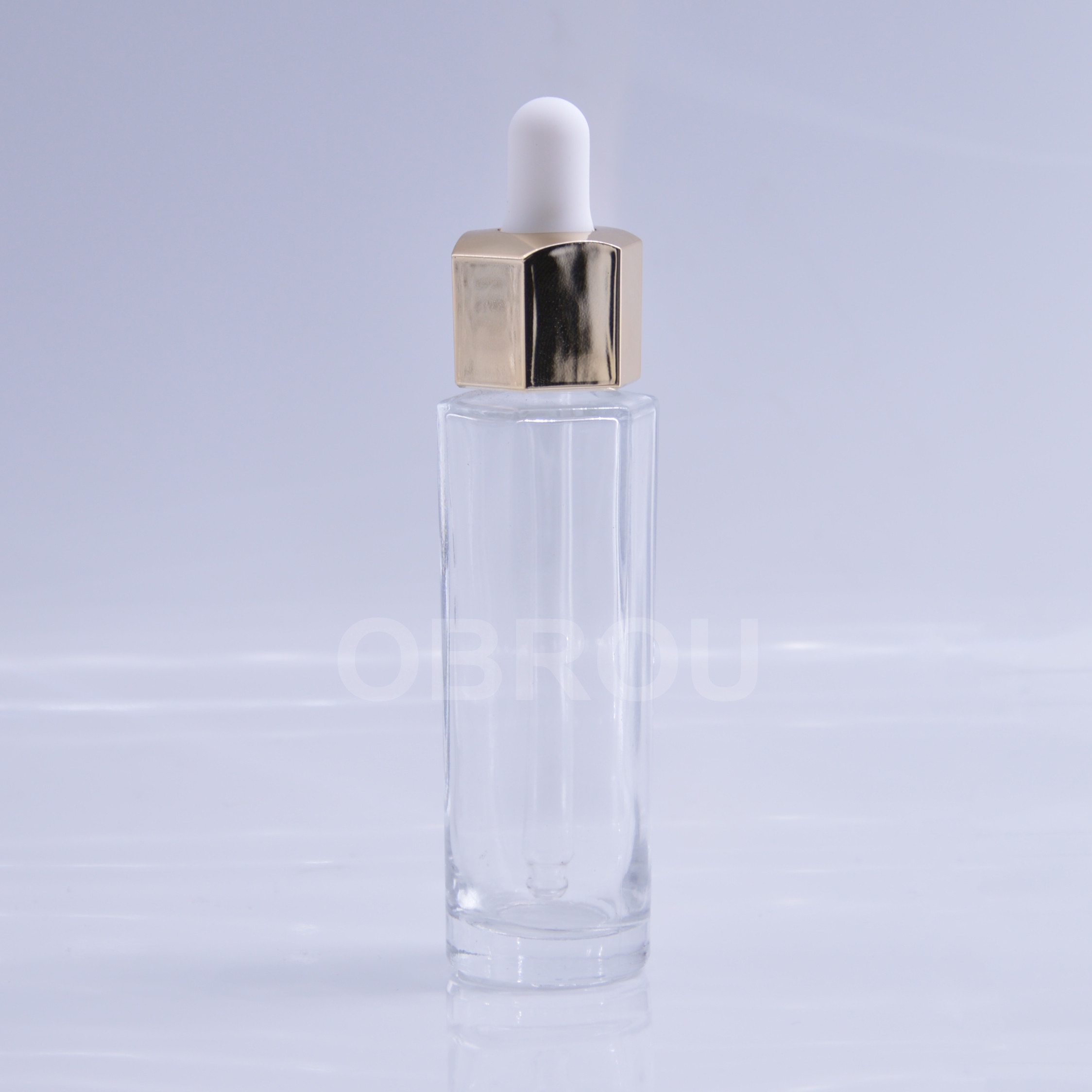 Hot Selling 20ml 30ml 40ml Glass Bottle With Dropper Cap for cosmetic personal care