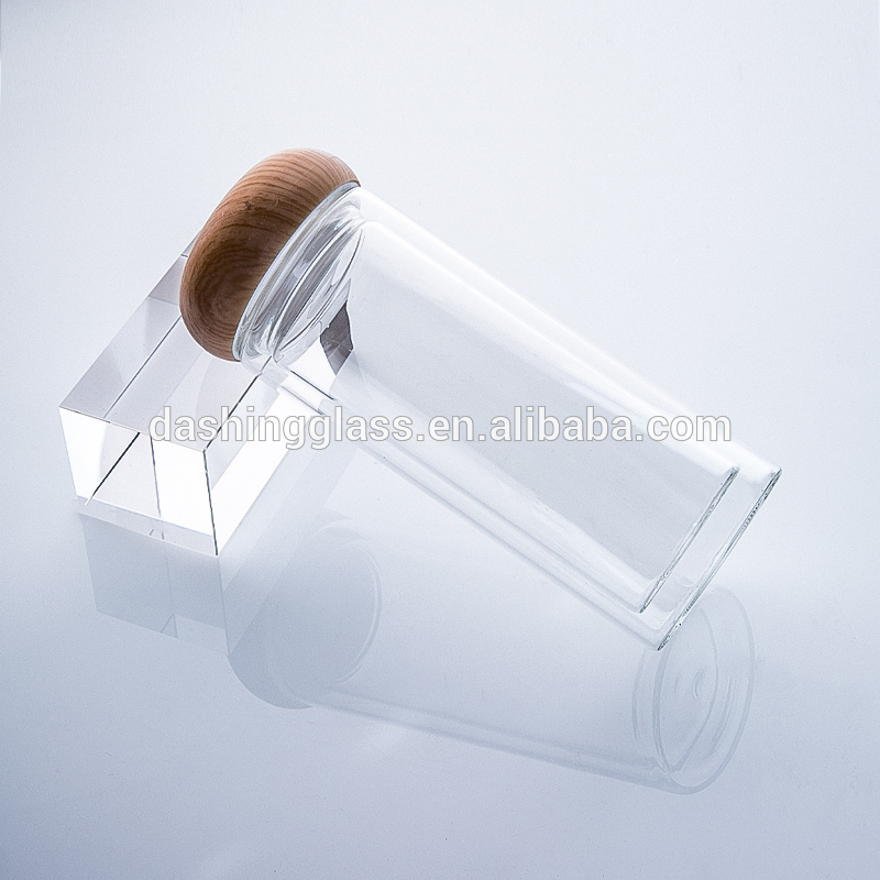 Hot Selling 280ml High Borosilicate Glass Eco friendly Cute Double Wall Water Bottle