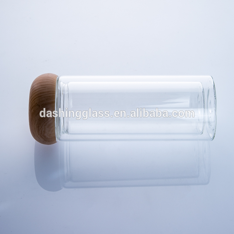 Hot Selling 280ml High Borosilicate Glass Eco friendly Cute Double Wall Water Bottle