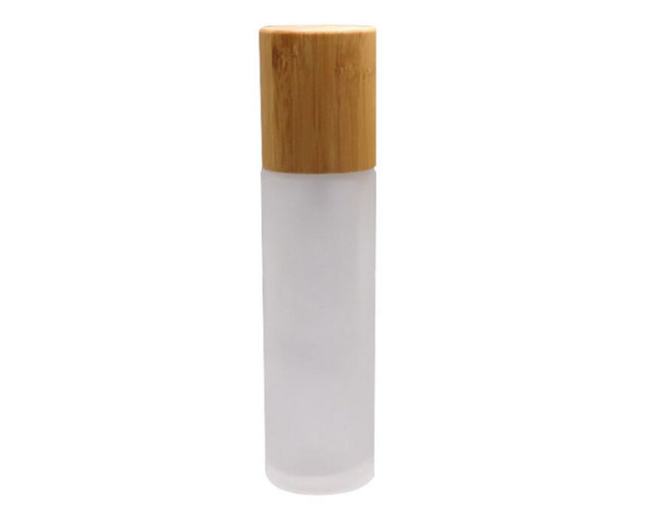 Hot Selling 2Oz 3Oz 4Oz Bamboo Frosted Glass Spray Bottle For Perfume