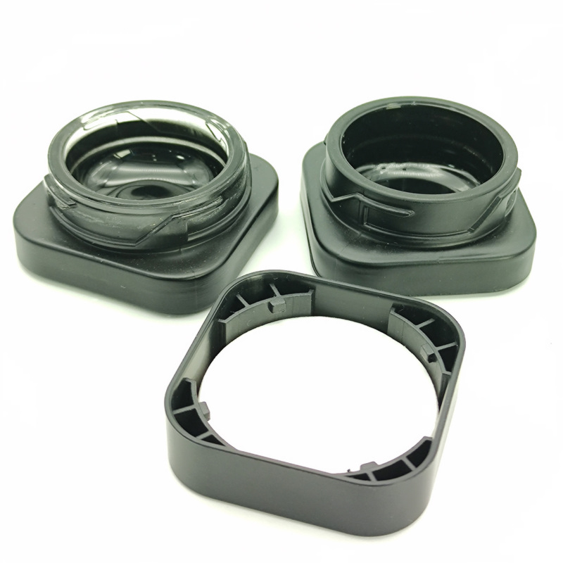 Hot Selling 5ml 9ml Jar Square Qube Glass Jar CR Cap For Extract Concentrate Wax Child Resistance Lid