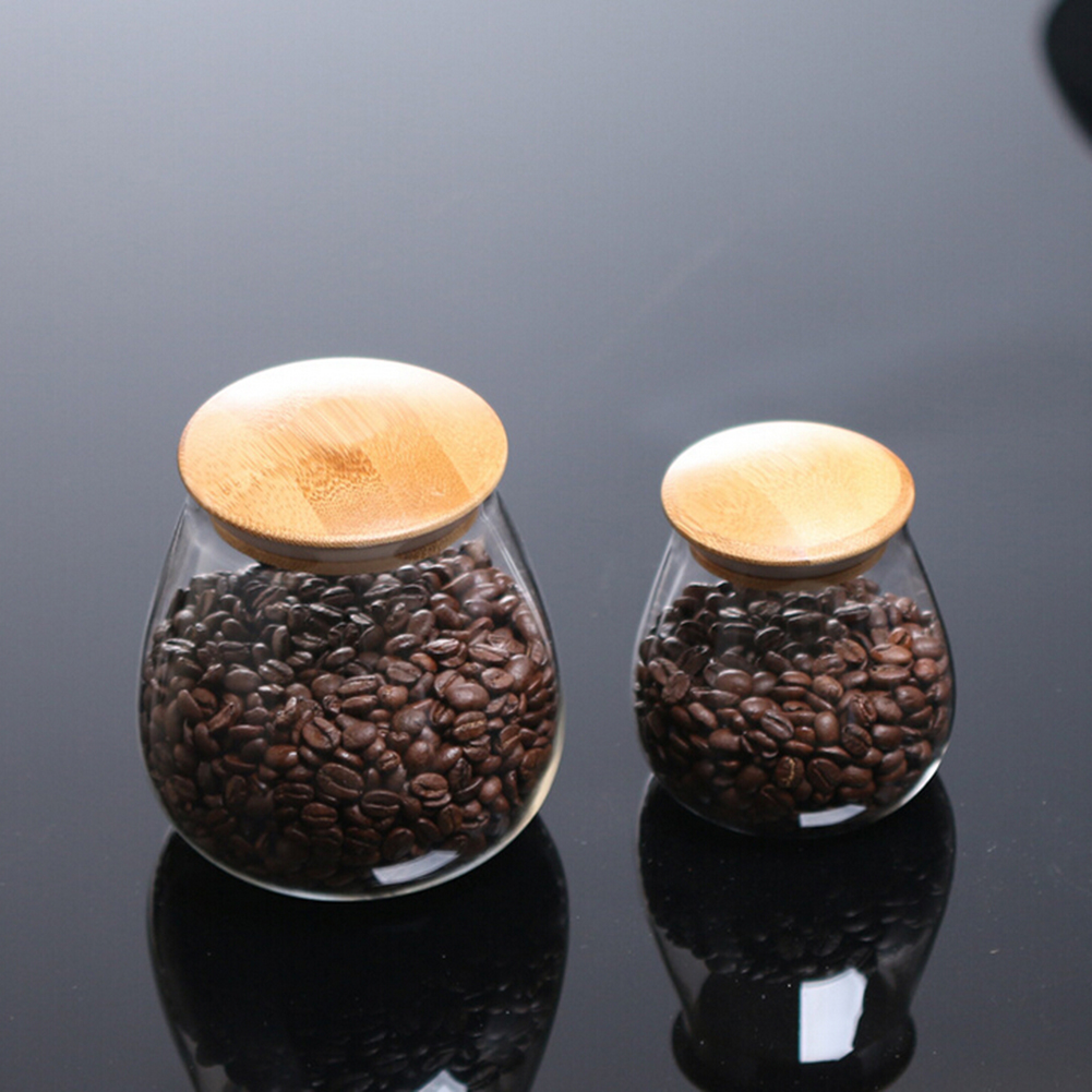 Hot Selling Airtight Container Glass Food Honey Cookie Storage Jar Glas Jar with Cork Lids / Glass Jar