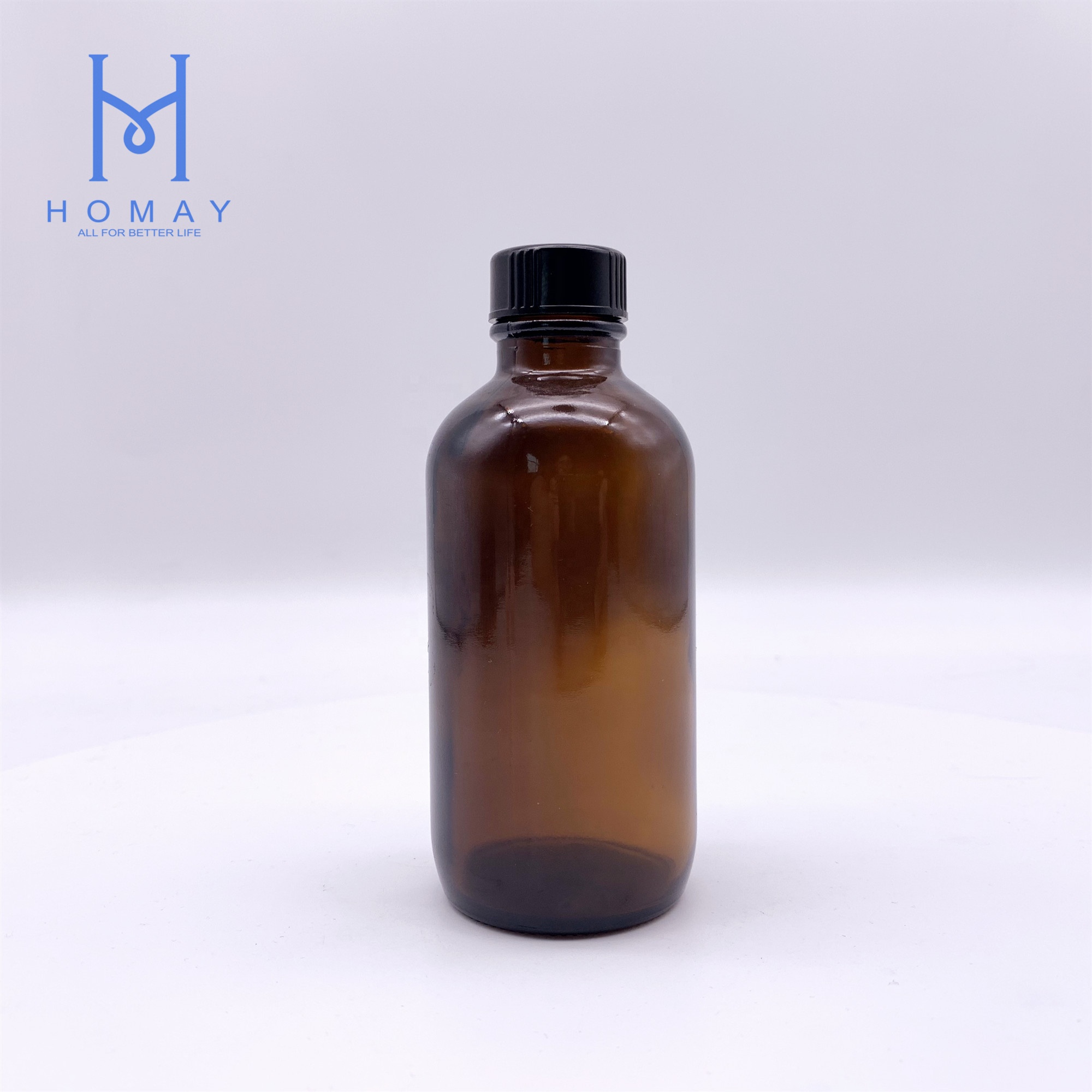 Hot Selling Boston 4OZ 120ml Amber Glass Bottles