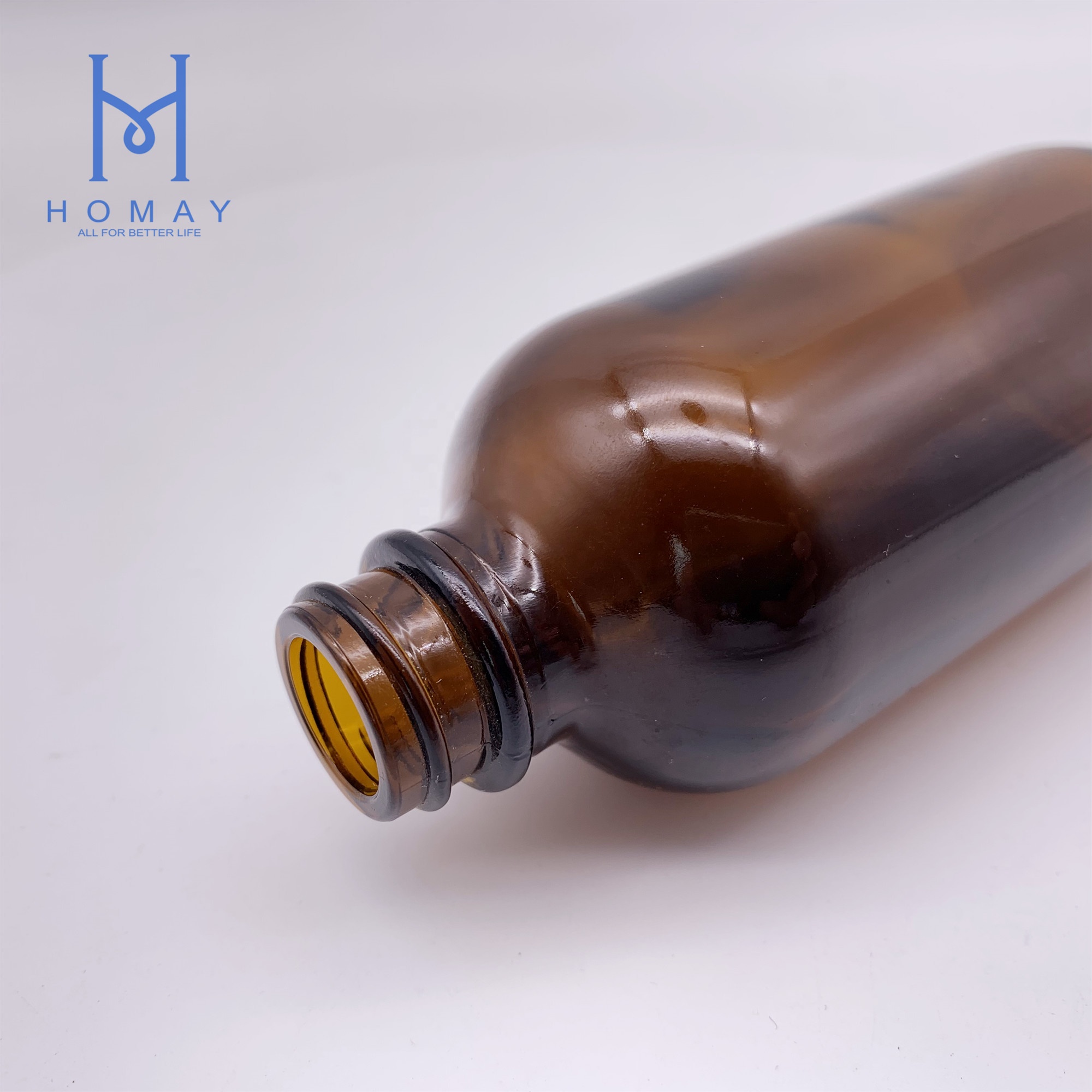 Hot Selling Boston 4OZ 120ml Amber Glass Bottles