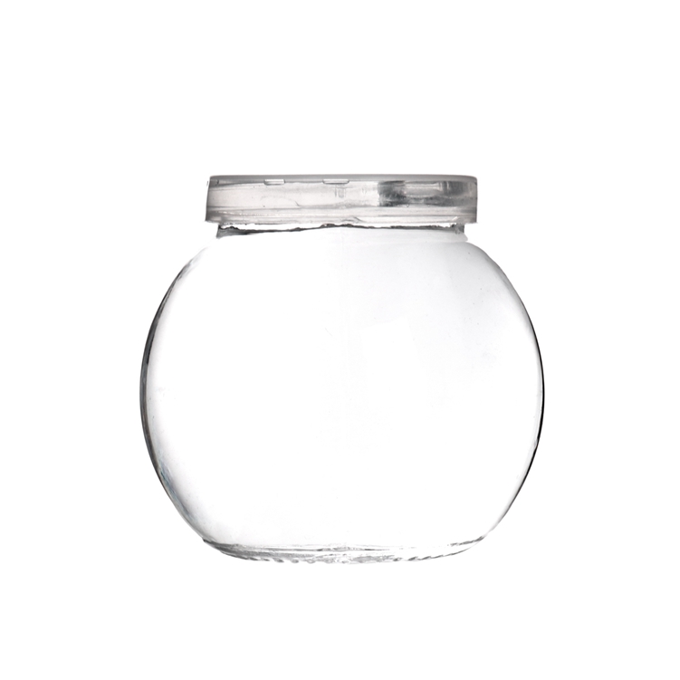 Hot Selling Cheap Custom Round Bean Glass Tea Coffee Sugar Jars For Powder