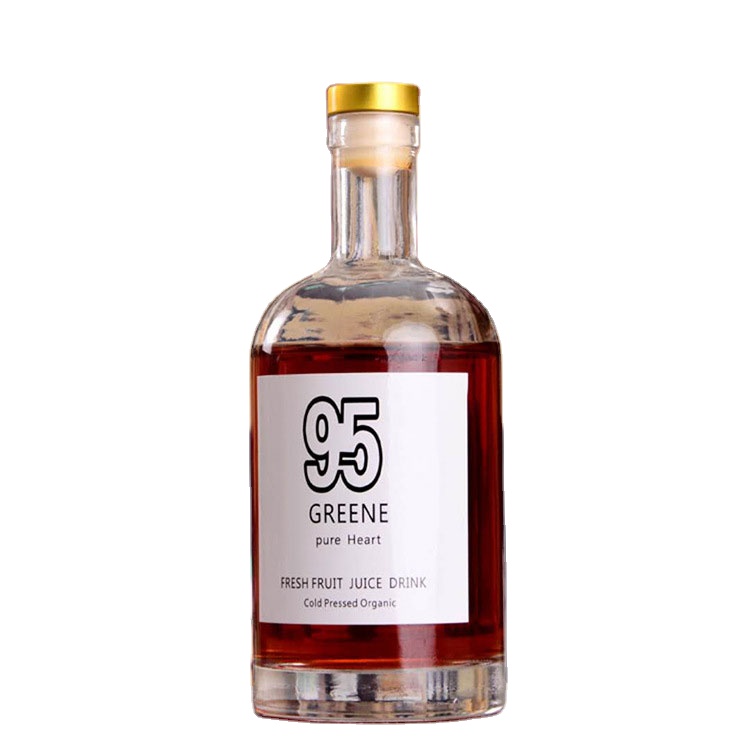 Hot Selling Custom Design logo 750ml Glass Wine Bottle vodka whisky bottle Wholesale