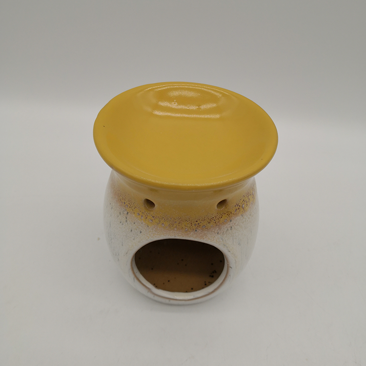 Hot Selling Custom Household Aromatherapy Aroma Inhaler Thick Ceramic Candle Jar