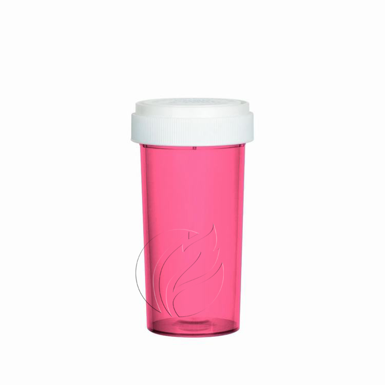 Hot Selling Custom Size and Color Plastic Pill Bottles Reversible Pharmacy Vials