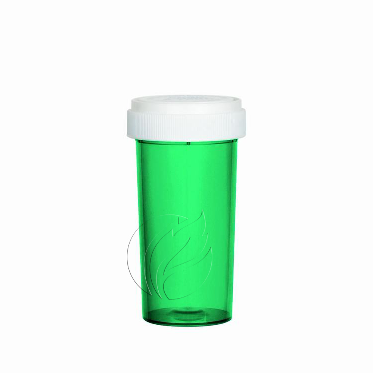 Hot Selling Custom Size and Color Plastic Pill Bottles Reversible Pharmacy Vials