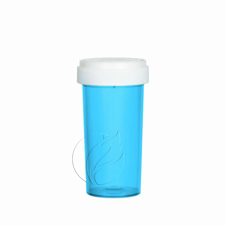 Hot Selling Custom Size and Color Plastic Pill Bottles Reversible Pharmacy Vials