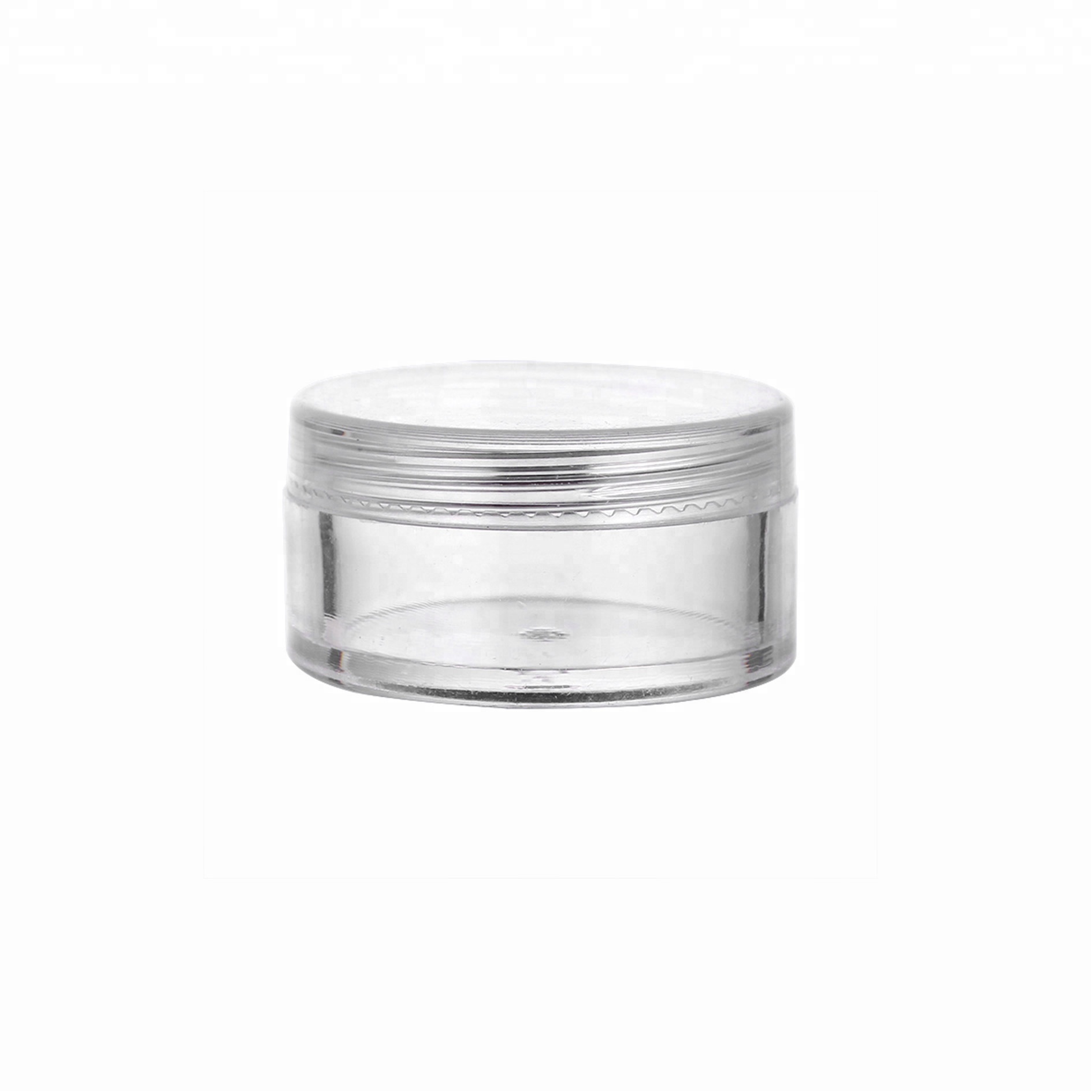 Hot Selling Good Quality Clear PS Sample Jar Cosmetic