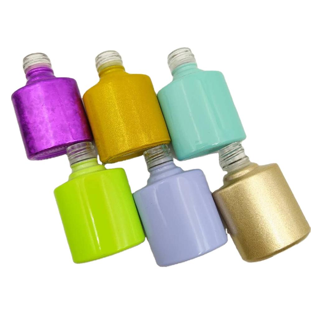 Hot Selling High Quality 8ml Empty Square Shape Uv Gel Nail Polish Bottle Personal Care Cap with Brush