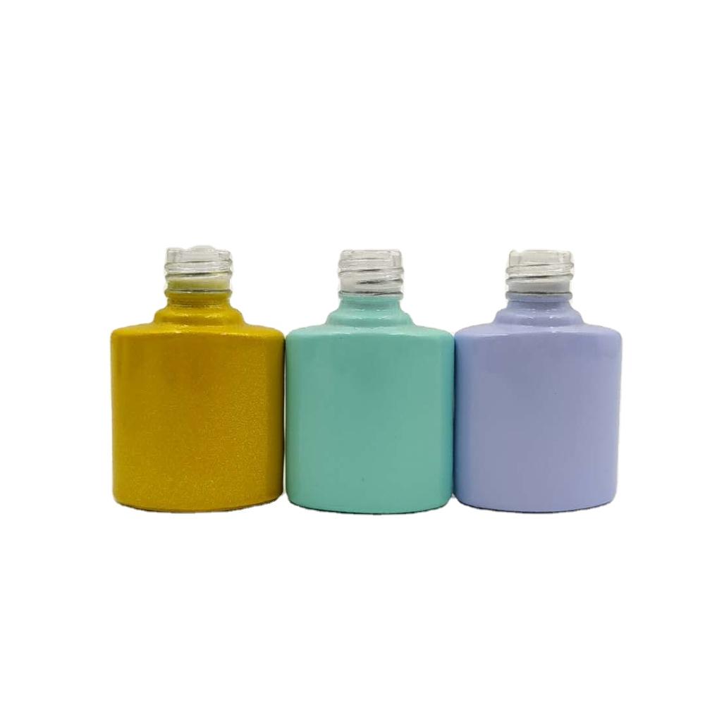 Hot Selling High Quality 8ml Empty Square Shape Uv Gel Nail Polish Bottle Personal Care Cap with Brush