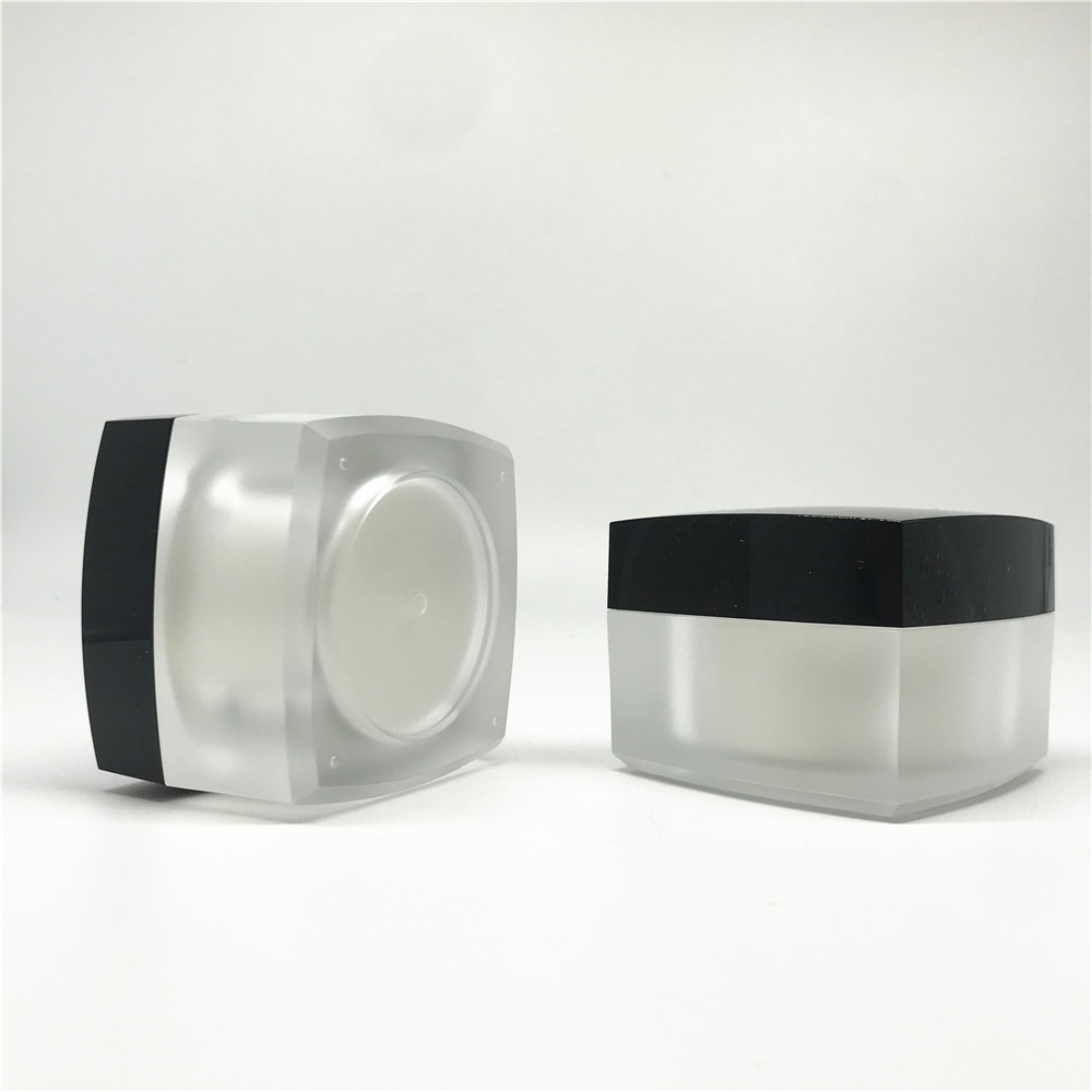 Hot Selling Matte Finished Acrylic Cosmetic Lotion Cream Jar 5g 10g 15g 30g 50g