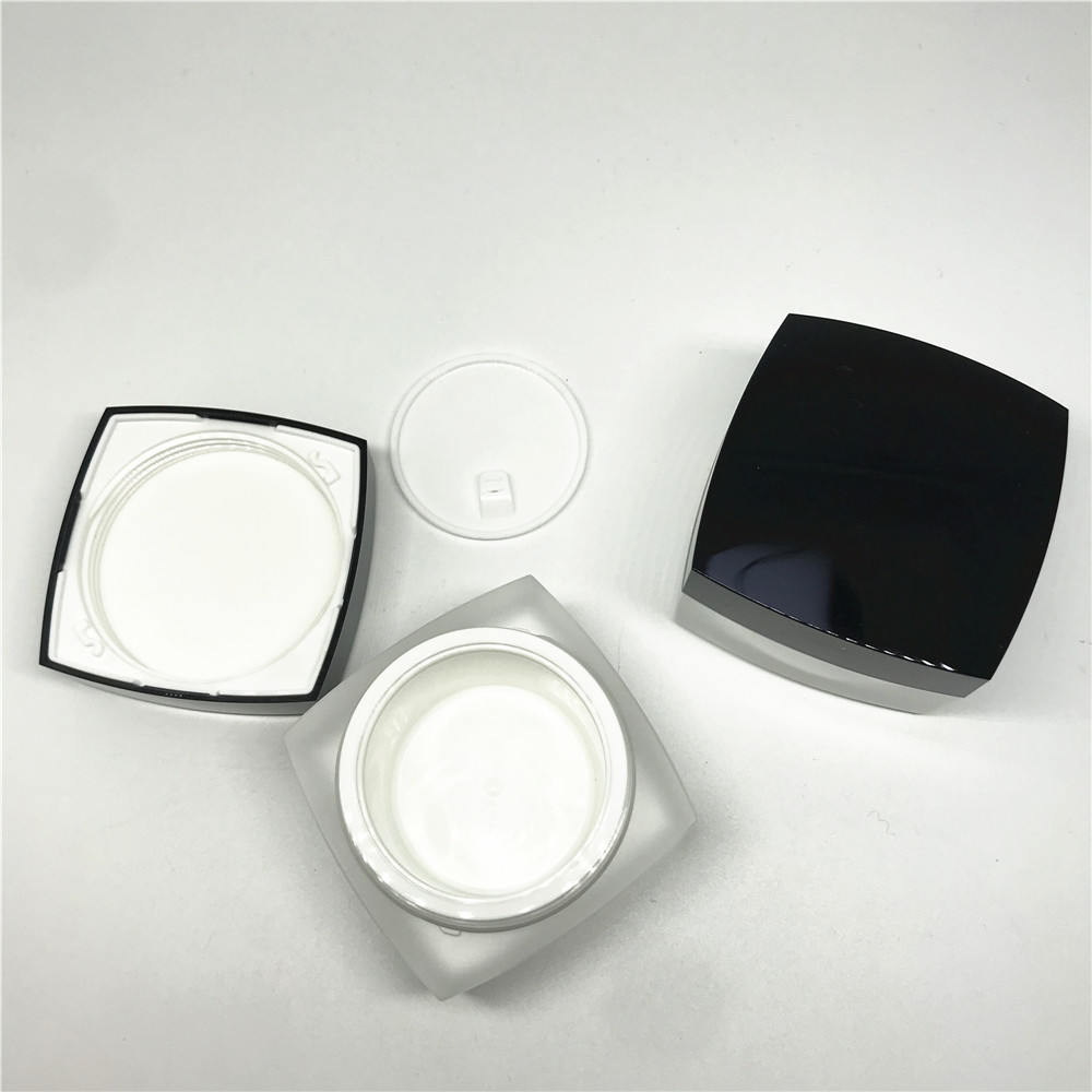 Hot Selling Matte Finished Acrylic Cosmetic Lotion Cream Jar 5g 10g 15g 30g 50g