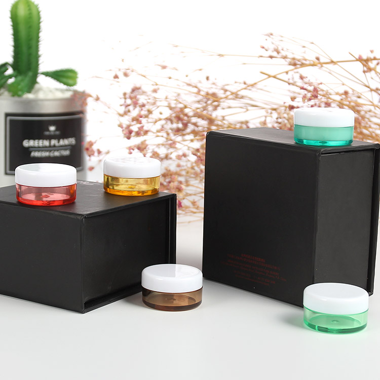 Hot Selling Multi Color 5ml Sample Plastic Cosmetic Jar Cream