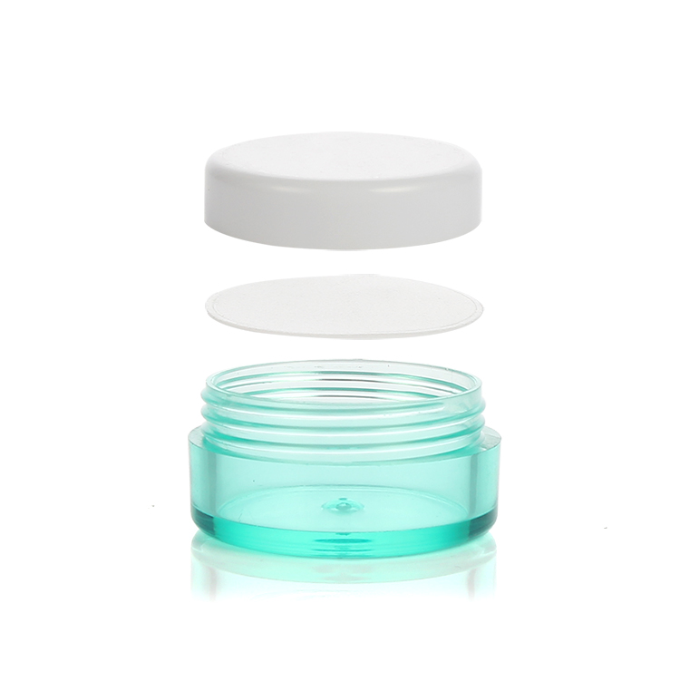 Hot Selling Multi Color 5ml Sample Plastic Cosmetic Jar Cream