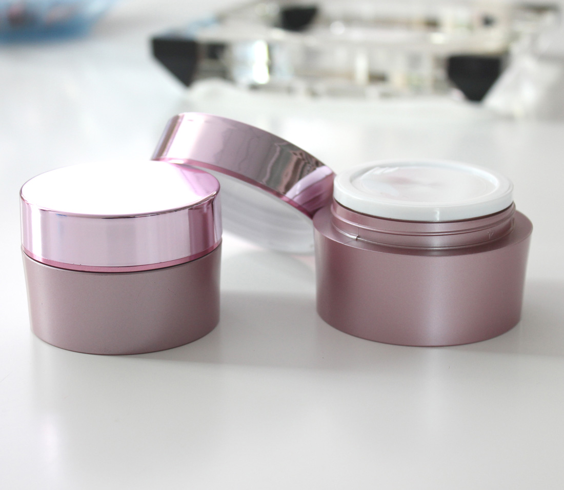 Hot Selling Nice design/shape 15g acrylic cream jar acrylic cosmetic jars cosmetic cream pot