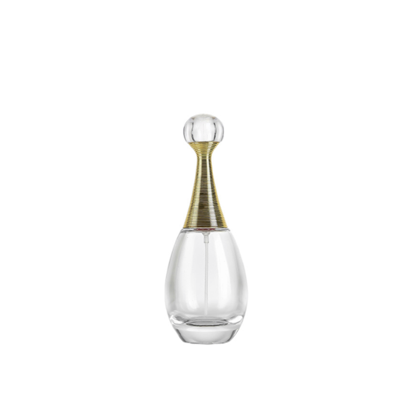 Hot Selling Perfume Glass Bottle 60ml 100ml Luxury Perfume Bottle Perfume Spray Bottle PUMP Sprayer Screen Printing Gift Clear