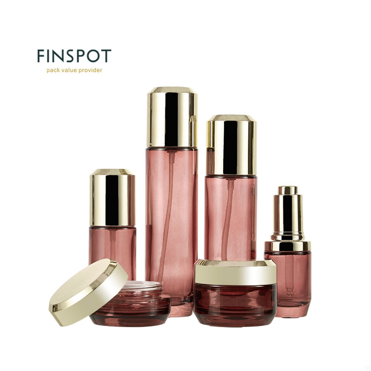 Hot Selling Popular Frosted Glass Cosmetic Jar 5ML 10ML 20ML 30ML 50ML 100ML Cylinder Round Cream Jar