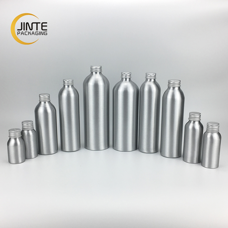 Hot Selling Products 50ml 100ml 200ml 250ml 300ml 500ml 600ml 750ml Aluminum Bottle with Aluminum Screw Lid