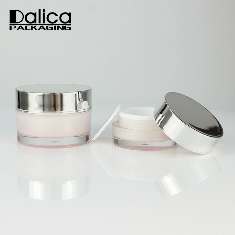 Hot Selling Round Acrylic 0.5oz 1oz 2oz 4oz 8oz Hair Care Facial Cream Jar