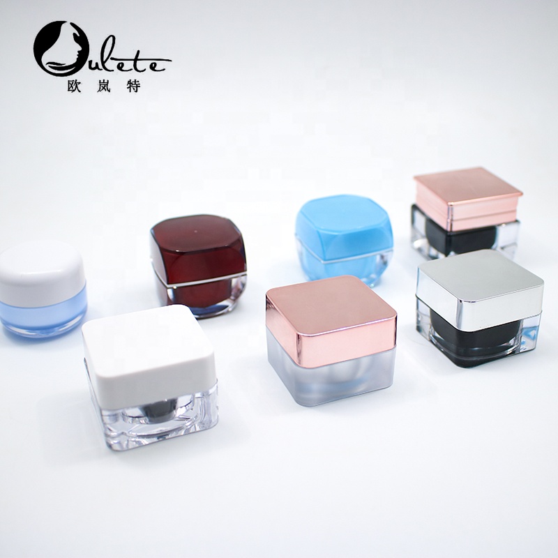 Hot Selling Small Container 5g Cosmetic Pot Acrylic Plastic Jar for UV Gel