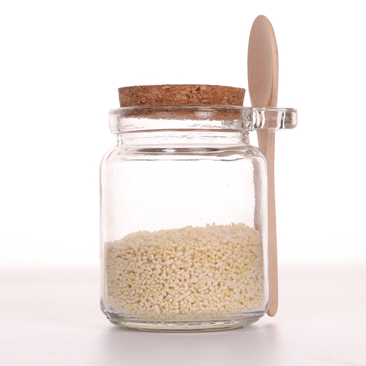 Hot Selling Wholesale Glass Jar With Spoon Kitchen