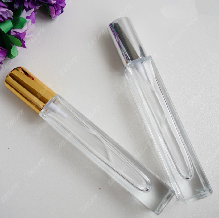 Hot Square glass perfume spray bottle for 10ml cosmetic packaging