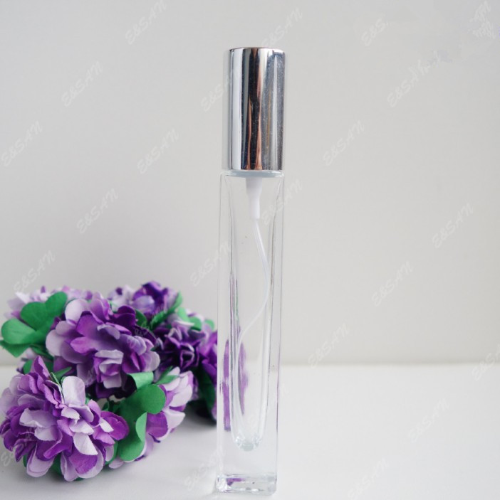 Hot Square glass perfume spray bottle for 10ml cosmetic packaging