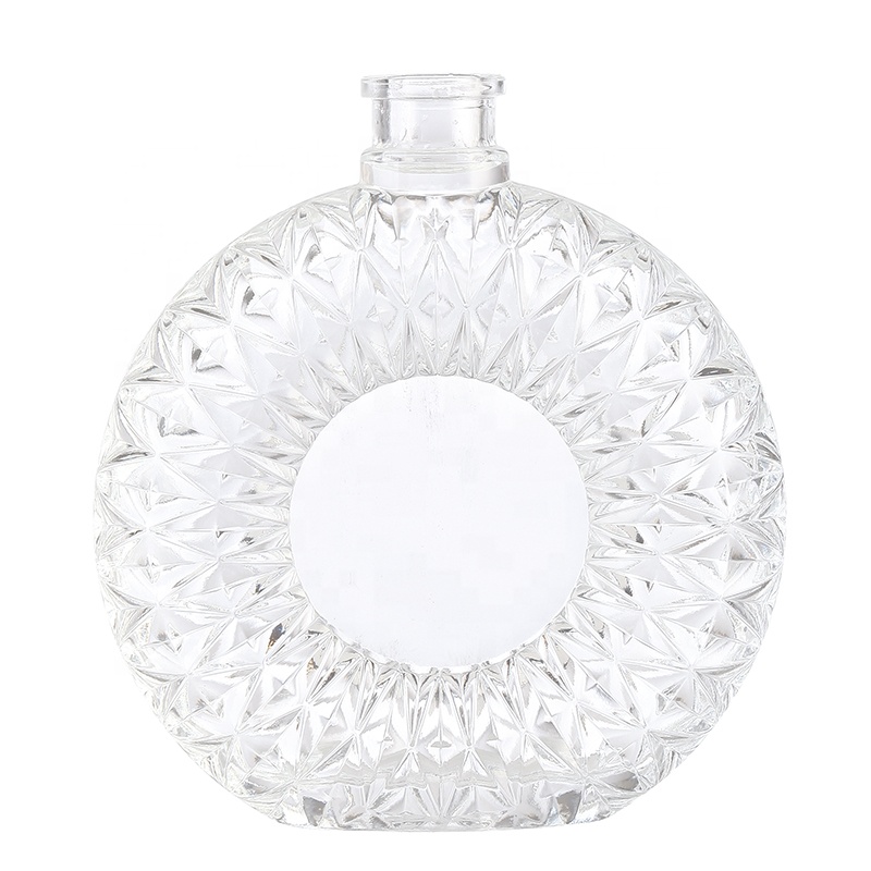 Hot Stamping 500ml 750ml liquor  brandy bottle glass