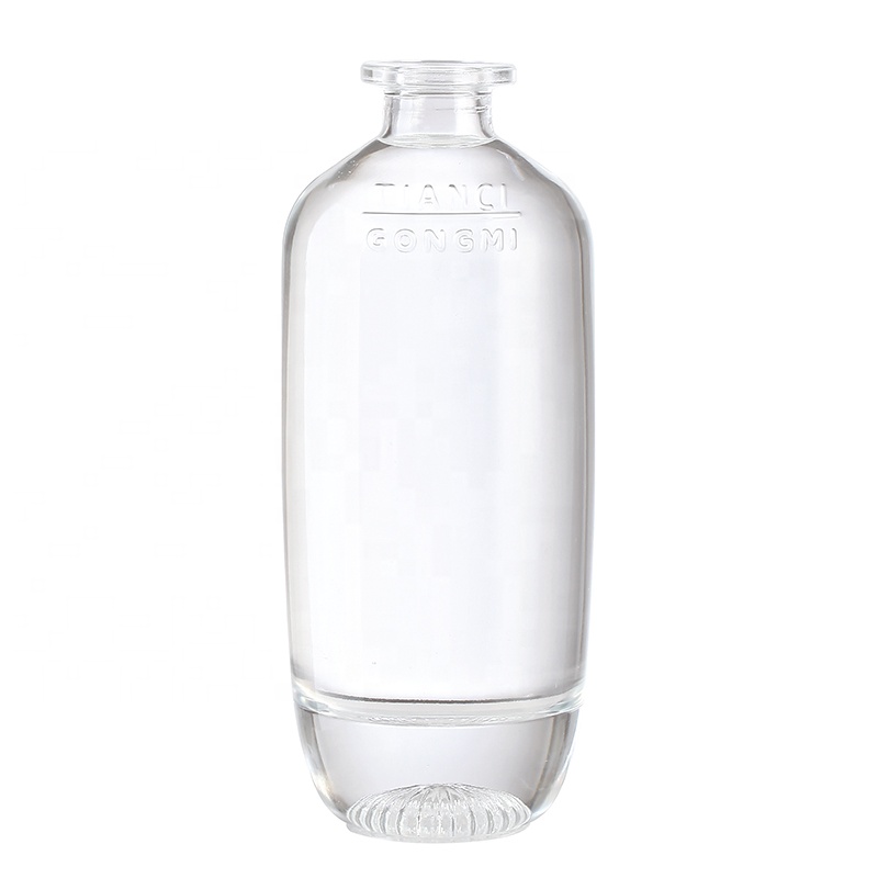 Hot Stamping 500ml  750ml liquor glass bottle