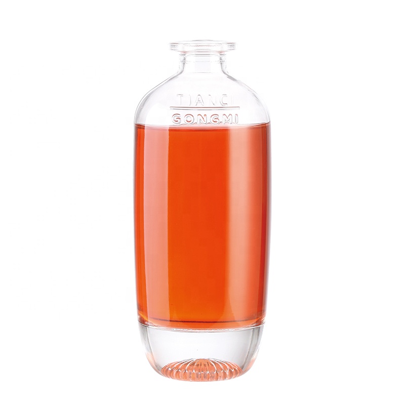 Hot Stamping 500ml 750ml liquor glass bottle