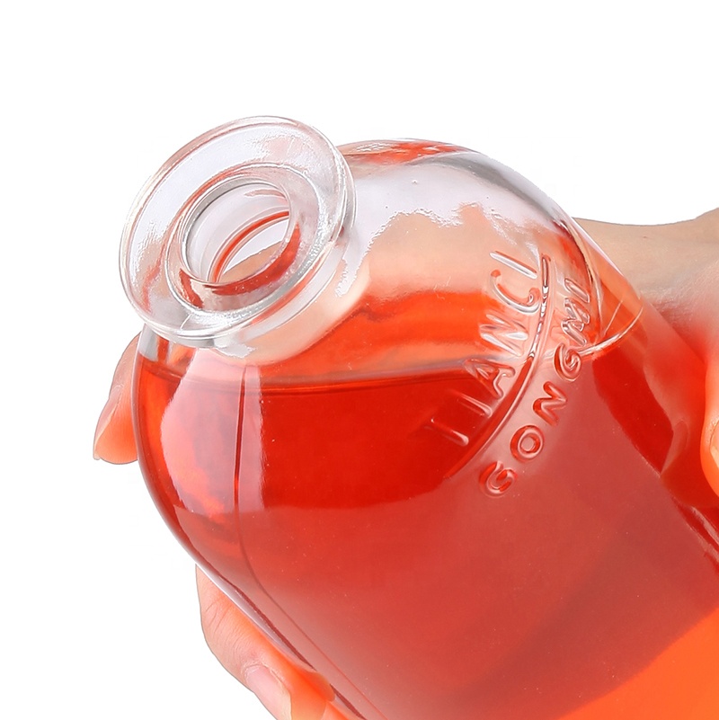Hot Stamping 500ml 750ml liquor glass bottle