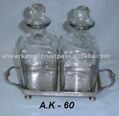 Hot Wholesale Glass Vinegar Bottle For Oiler cruet condiment packing