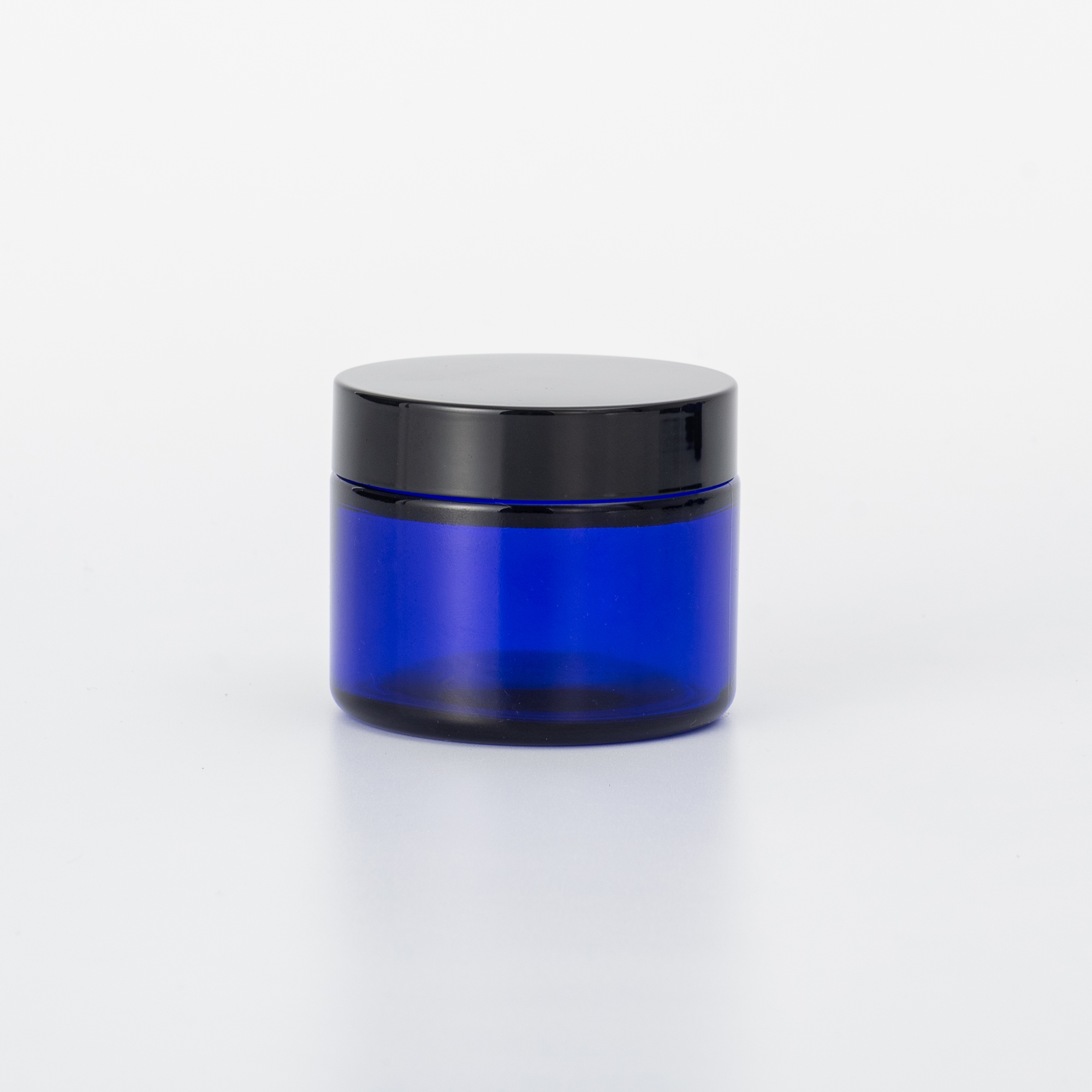 Hot cake 30g 50g 100g cobalt blue glass cream jars blue cobalt glass jars and bottles