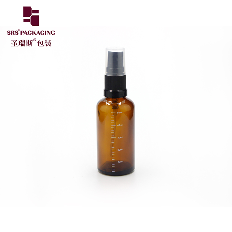 Hot product 50ml household three color fine mist spray glass bottle